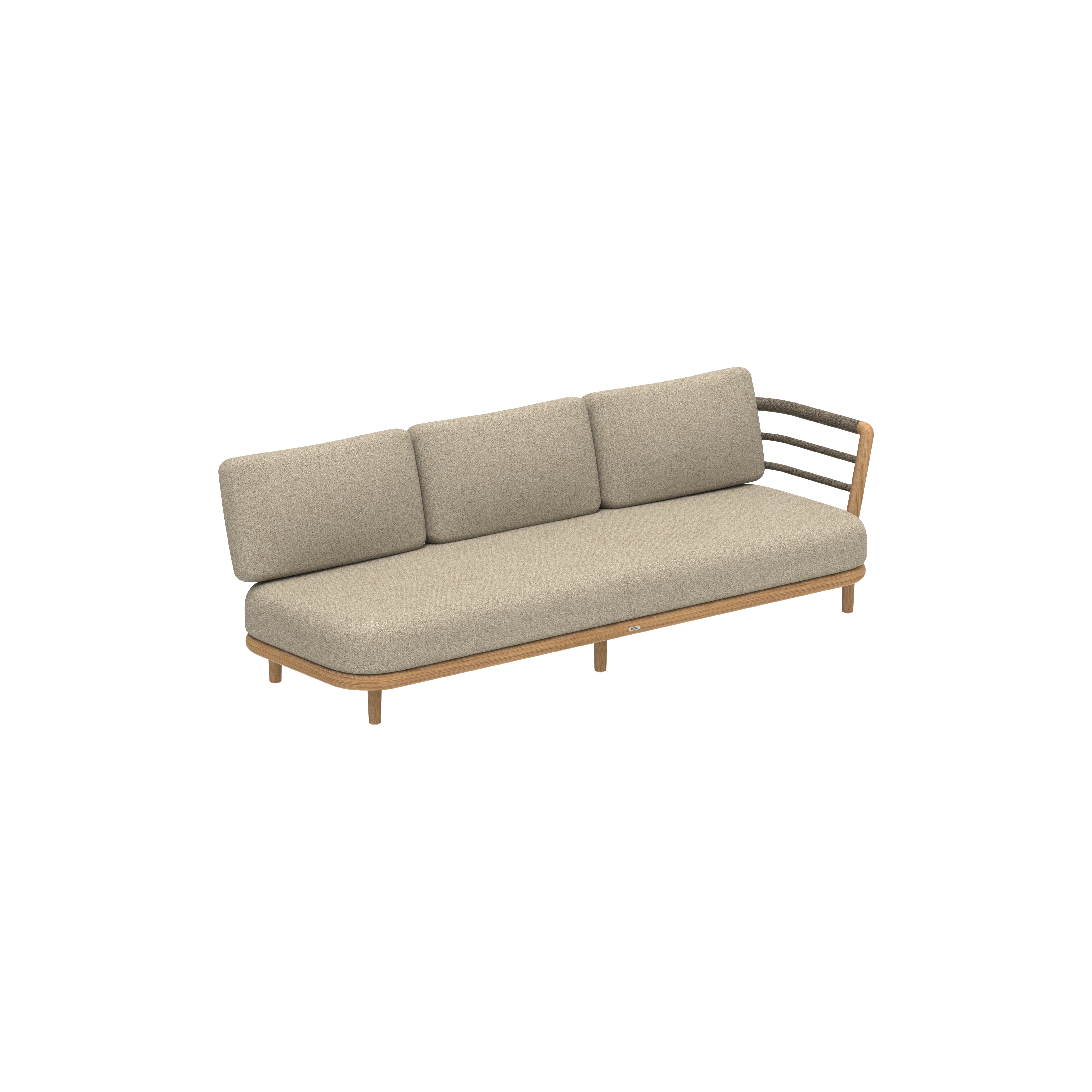 Royal Botania Archy Lounge • Sofa 3-Sitzer • Armlehne links / rechts
