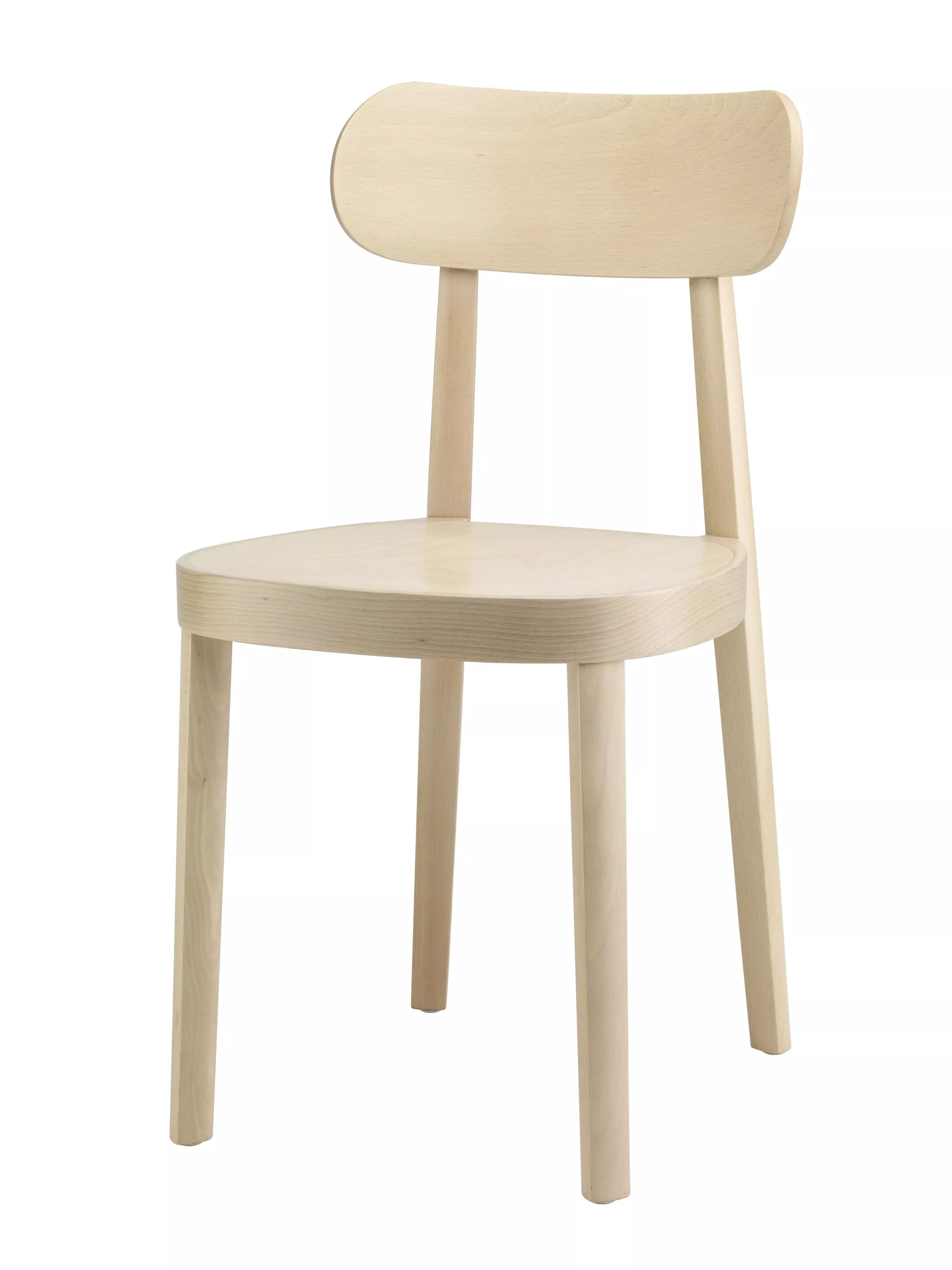 Thonet 118 M Stuhl in hellem Holz ohne Hintergrund