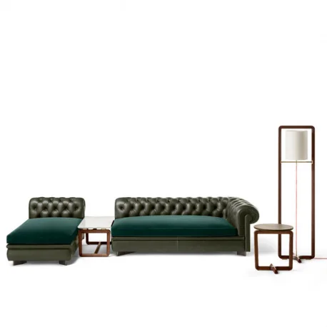 Die Fidelio Serie ist eine vielseitige Kollektion die sich leicht mit anderen Möbeln von Poltrona Frau kombinieren lässt