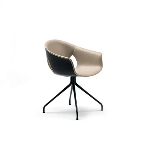 Die Ginger Kollektion verspricht maximalen Komfort Die Formen sind sowohl geschwungen als auch äußerst grafisch und sorgen für eine harmonische Verbindung zwischen der Schale und der Basis