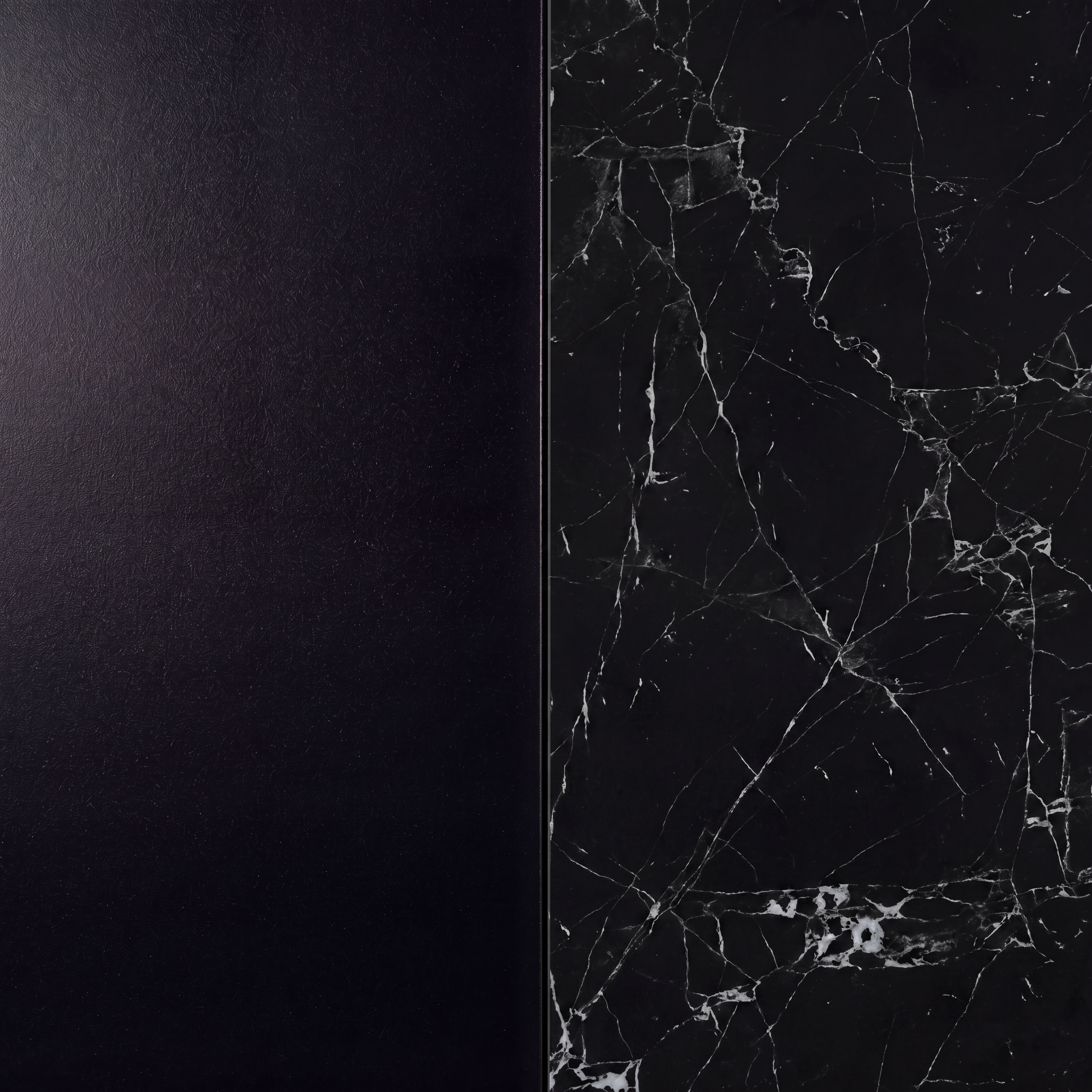 Aluminium beschichtet Schwarz / Keramik Nero Marquina