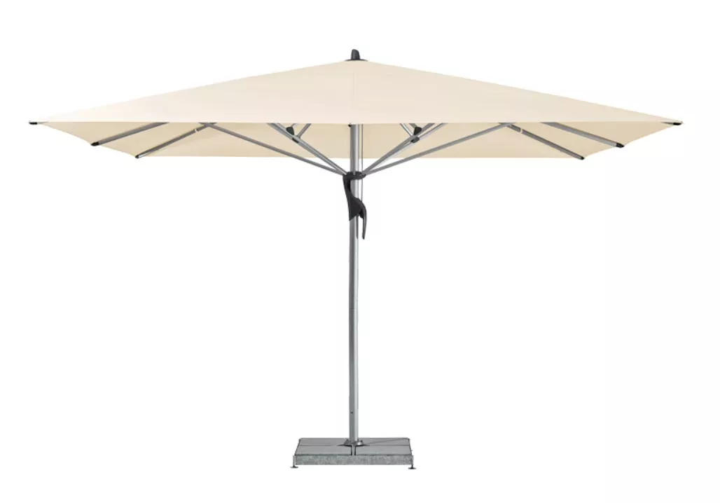 Sonnenschirm Fortello® LED easy quadratisch 400 × 400 cm von Glatz