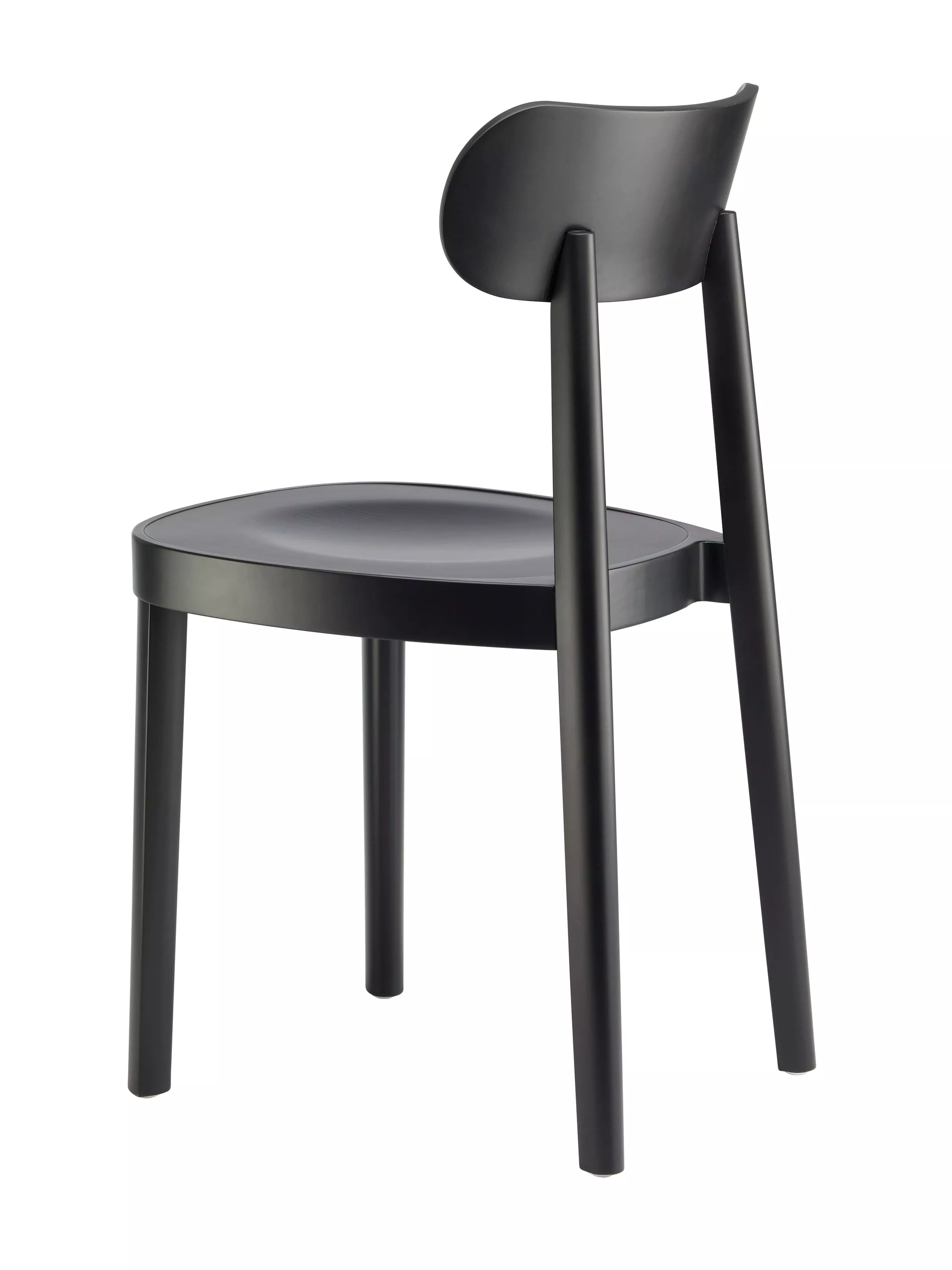 Thonet 118 M Stuhl in Schwarz ohne Hintergrund