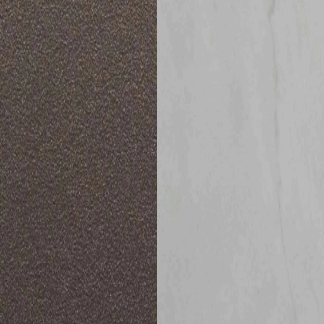 Aluminium beschichtet Bronze / Keramik Bianco Statuario