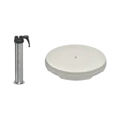 Betonsockel Z, 40kg inkl. Standrohr Z Edelstahl
