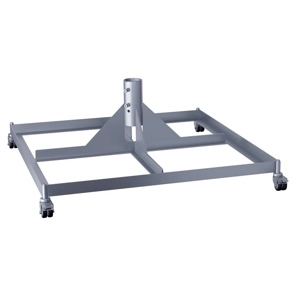 Standrahmen - ohne Platten - mit Rollen - für 2 Lage