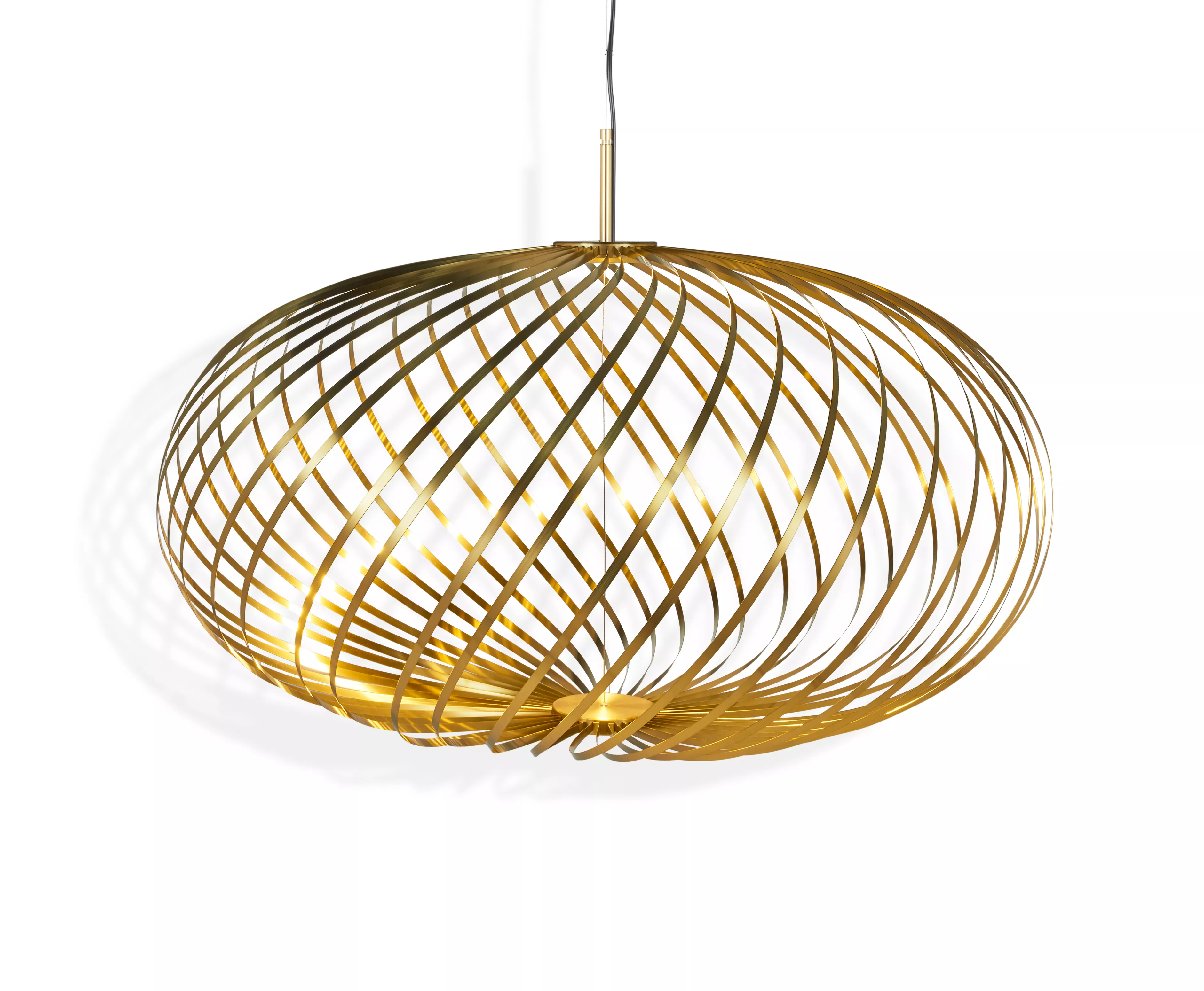 Tom Dixon Spring Pendant Brass Medium • Quick Ship