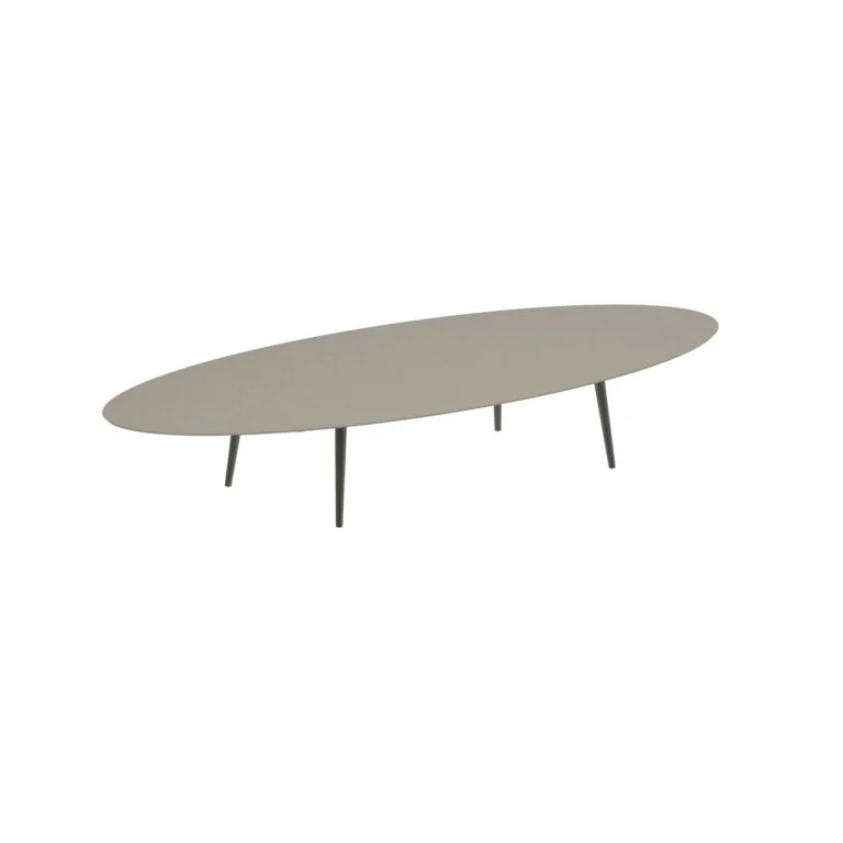 Royal Botania Styletto Ellipse Loungetisch 320 x 140 cm