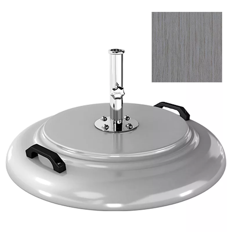 Sockel 91 kg Aluma-Teak Driftwood