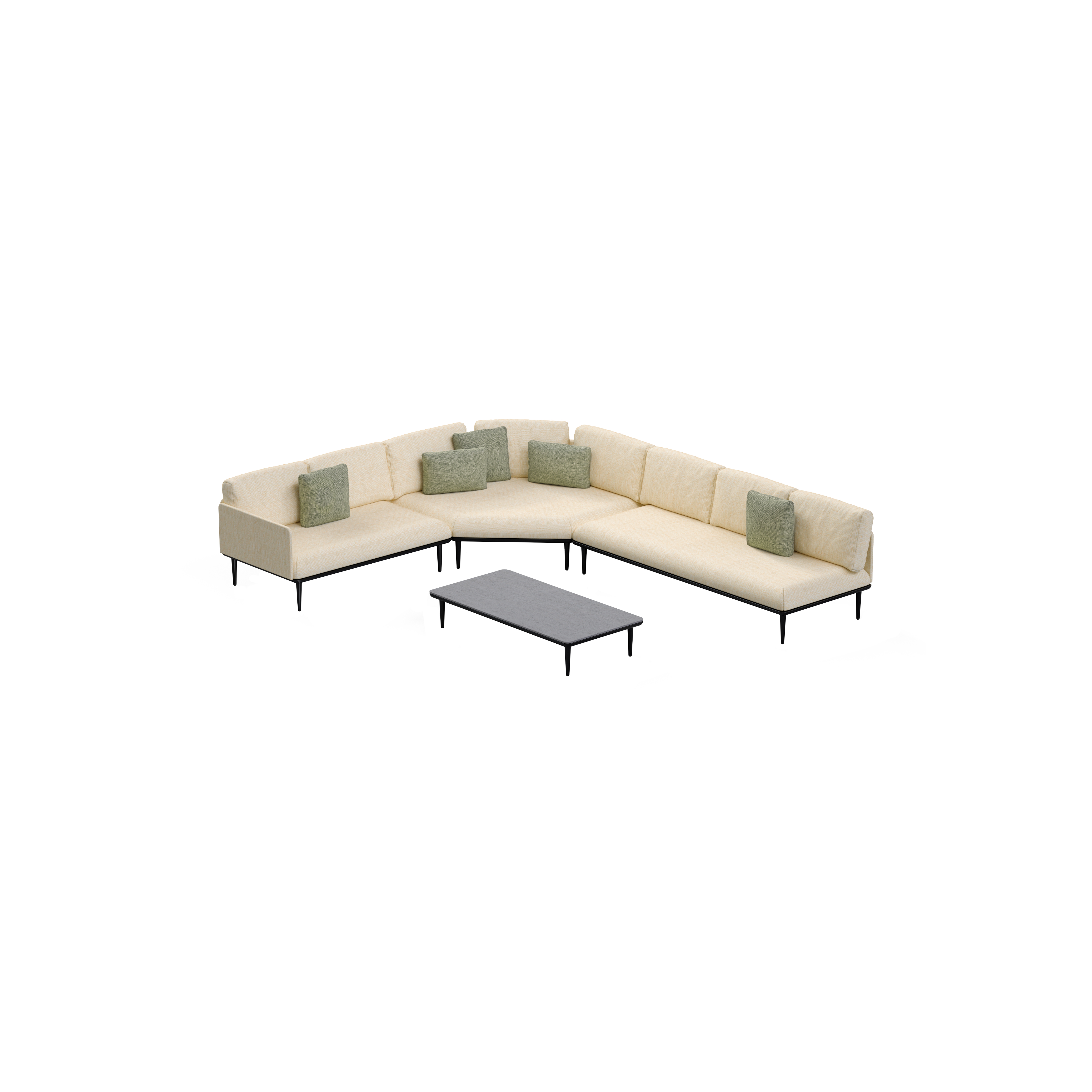 Royal Botania Styletto Lounge Set 10 • Lounge Kombination