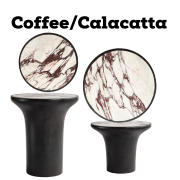 Calacatta / Coffee Faserbeton