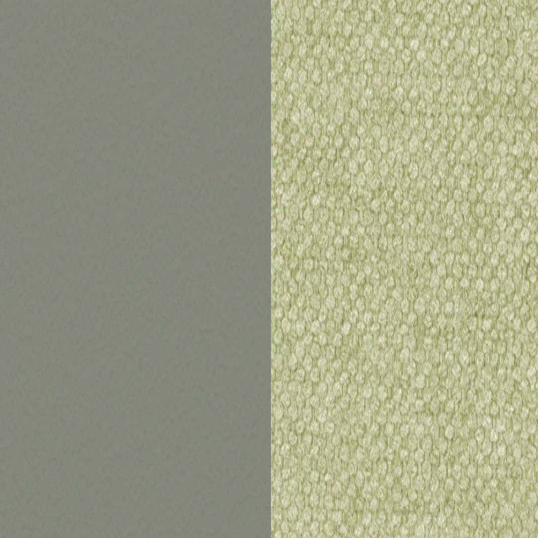 Aluminium beschichtet Sage / Textile Sage Canvas