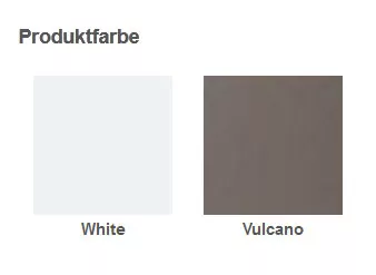 Dedon Satellite Produktfarbe White und Vulcano technische Abbildung