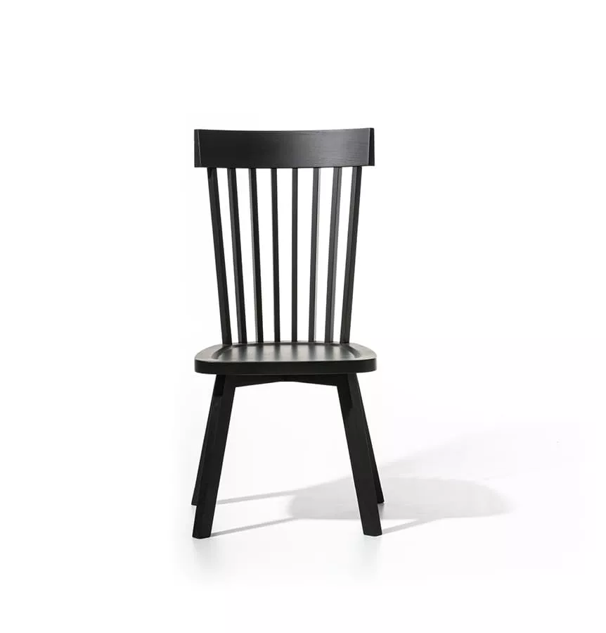 Gervasoni Gray 21 Stuhl in Schwarz ohne Hintergrund