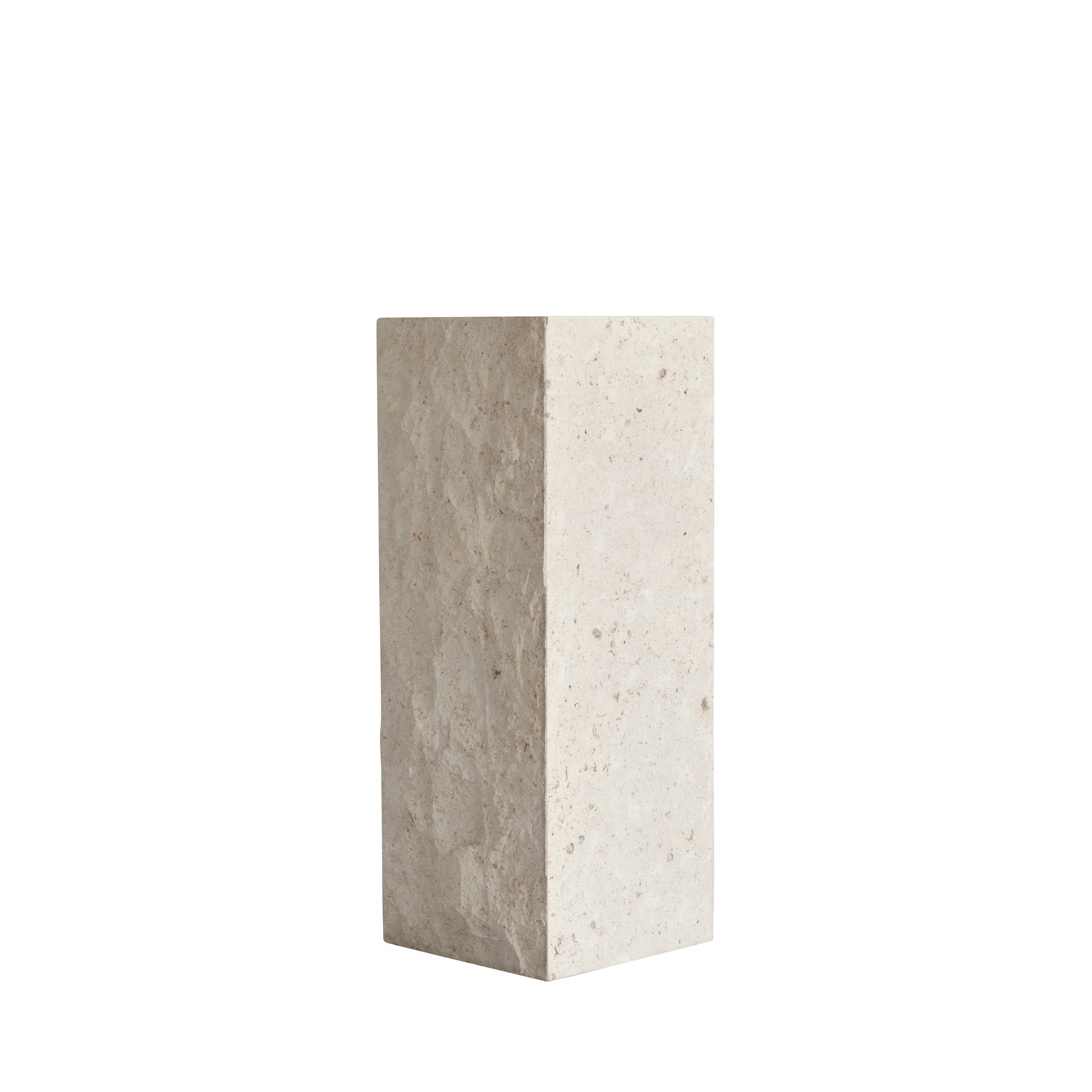 101 COPENHAGEN PODIUM Säule • Limestone  •  80 cm hoch  •  Indoor & Outdoor