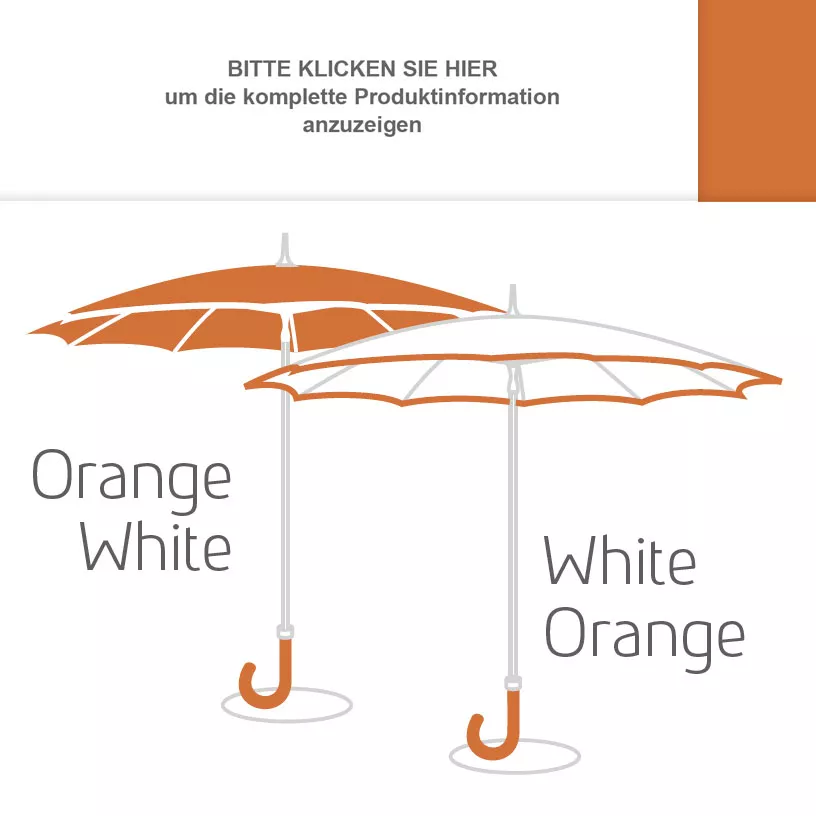 Orange / White