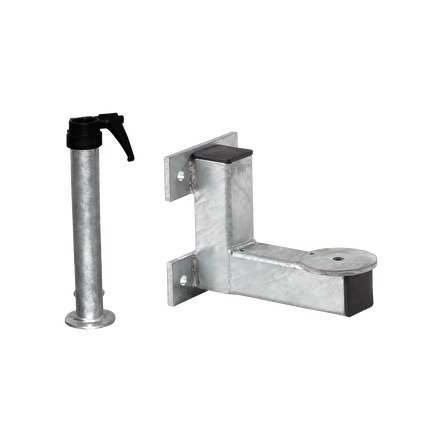 Mauerkonsole Z feuerverzinkt inkl. Standrohr Z feuerverzinkt