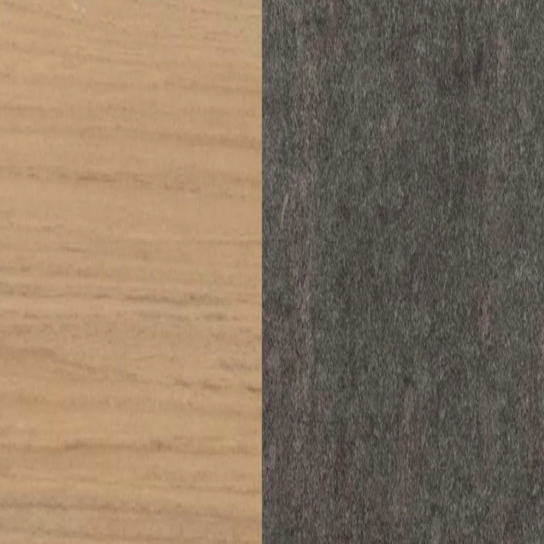 Aluminium beschichtet Teak / Keramik Terra Marrone