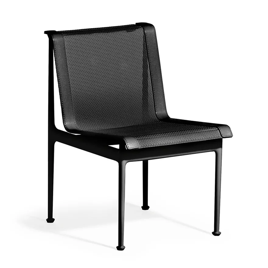 Knoll Studio 1966 Collection Essstuhl in Schwarz ohne Hintergrund