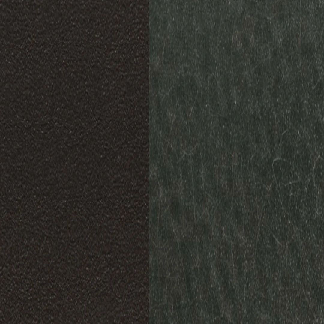 Aluminium beschichtet Anthracite / Emaillierter Lavastein Slate