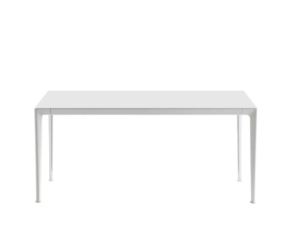 B&B Italia Mirto Outdoor Konsole 150x45 cm mit Tischplatte aus Aluminium oder Iroko ohne Hintergrund