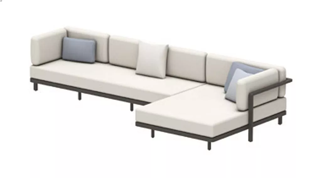 Royal Botania Red Label • Alura Lounge Ecksofa 15 • 370 × 145 cm rechts/links