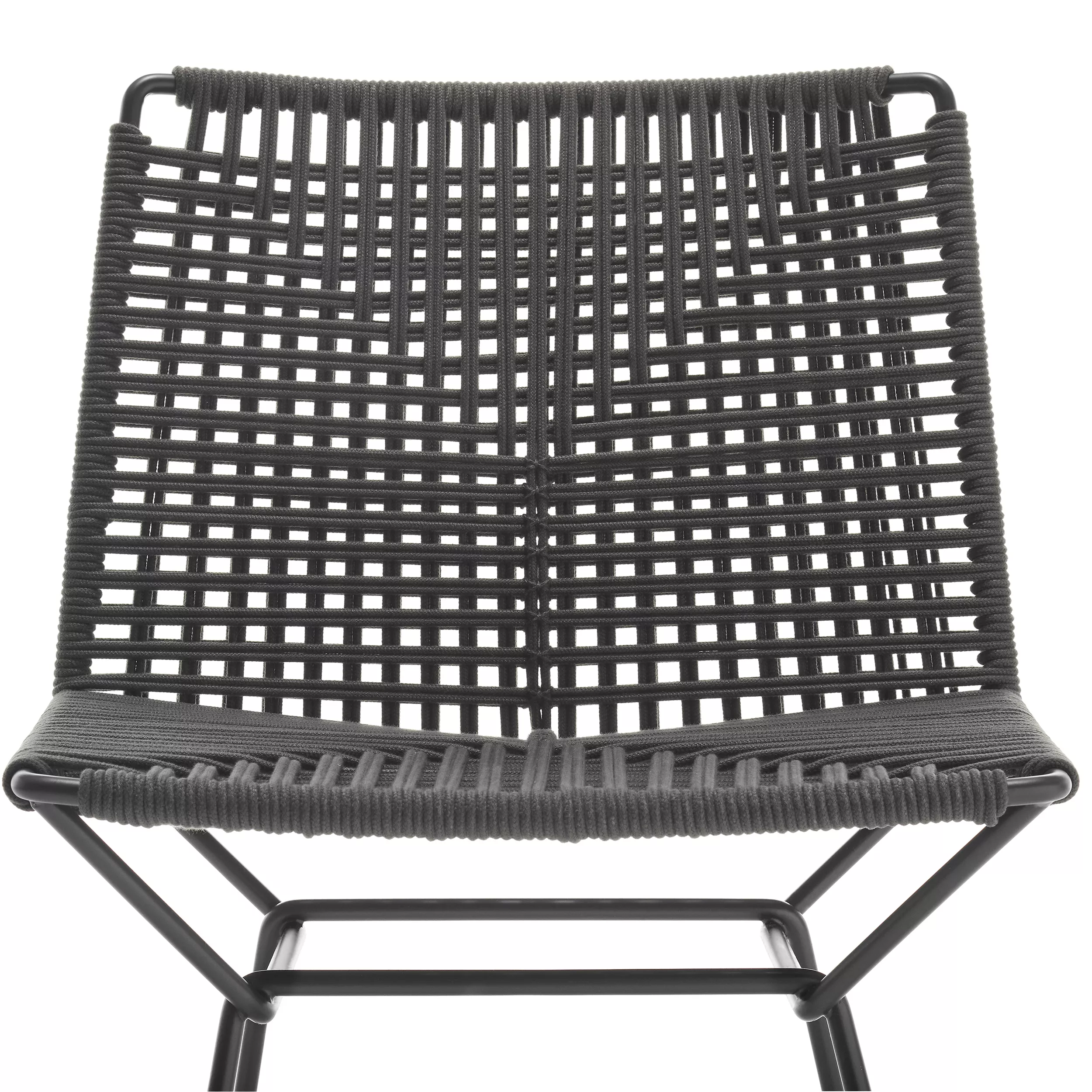 MDF Italia Neil Twist Stuhl in Schwarz ohne Hintergrund