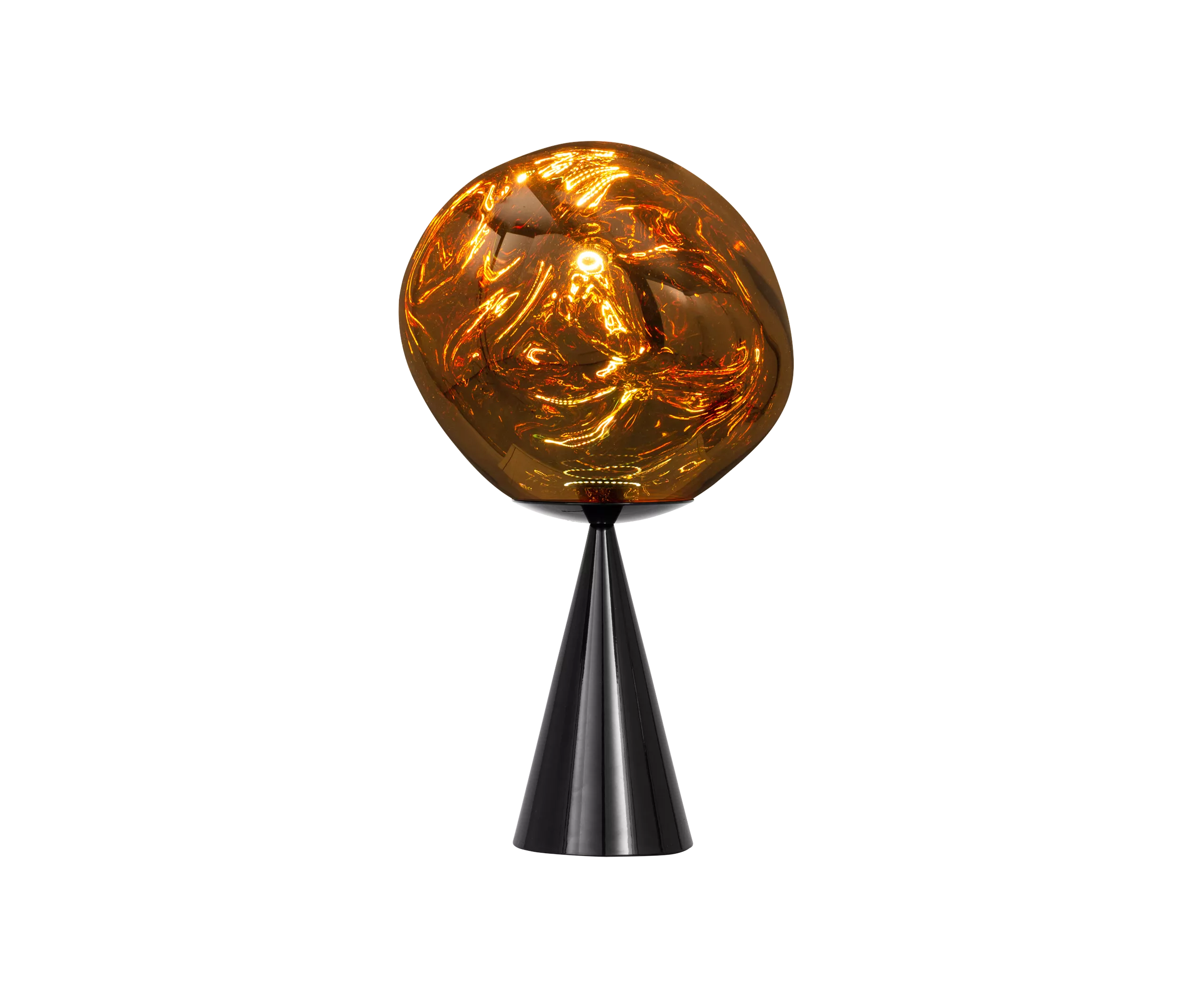Tom Dixon Melt Cone Fat Table Gold Tischleuchte