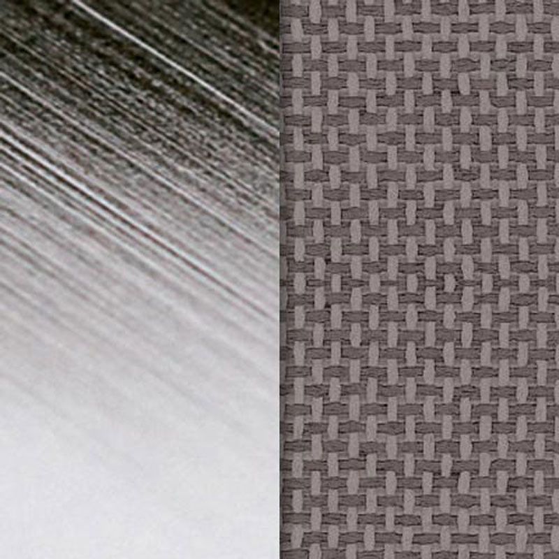 Edelstahl poliert / cappuccino