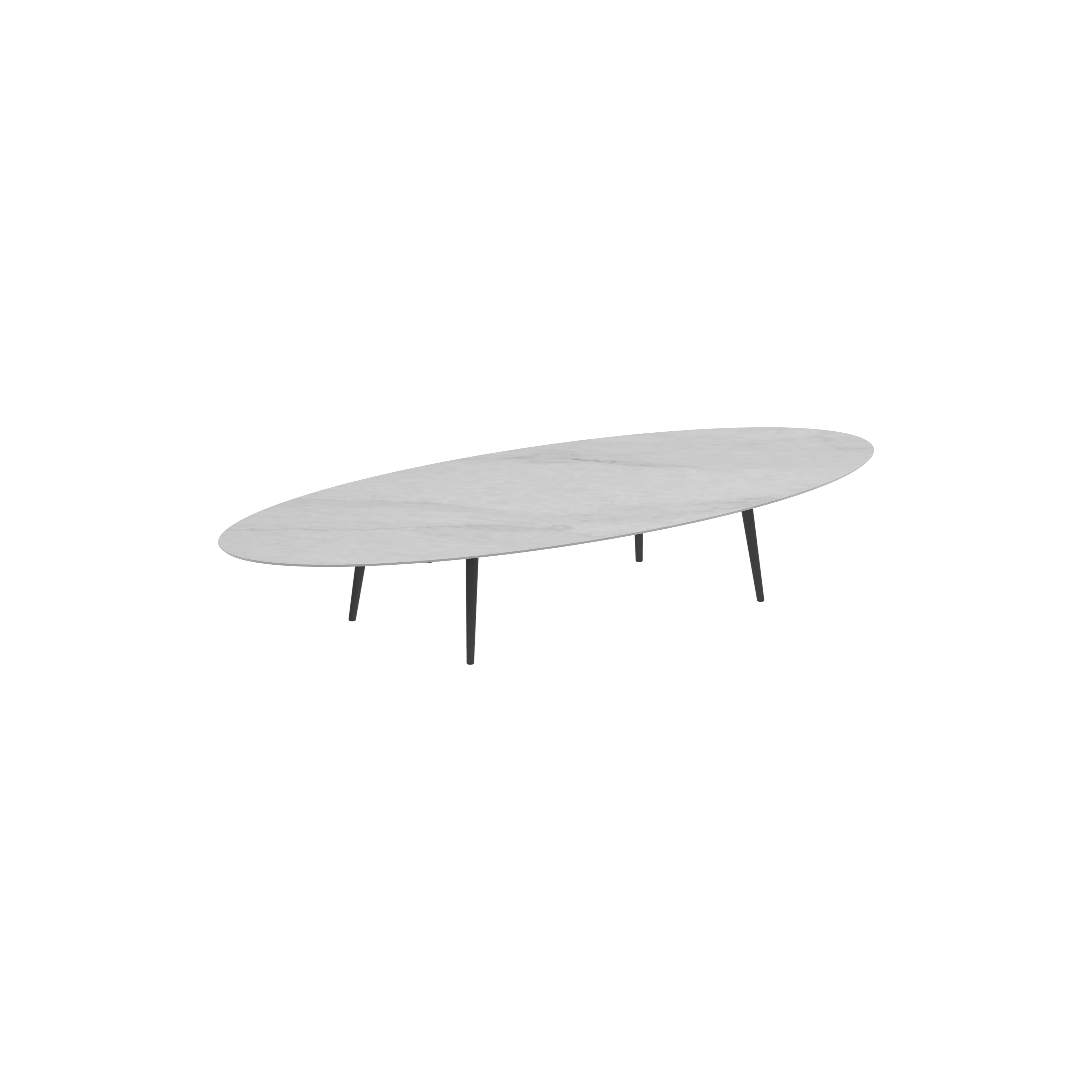 Royal Botania Styletto Ellipse Loungetisch • 320 x 140 cm