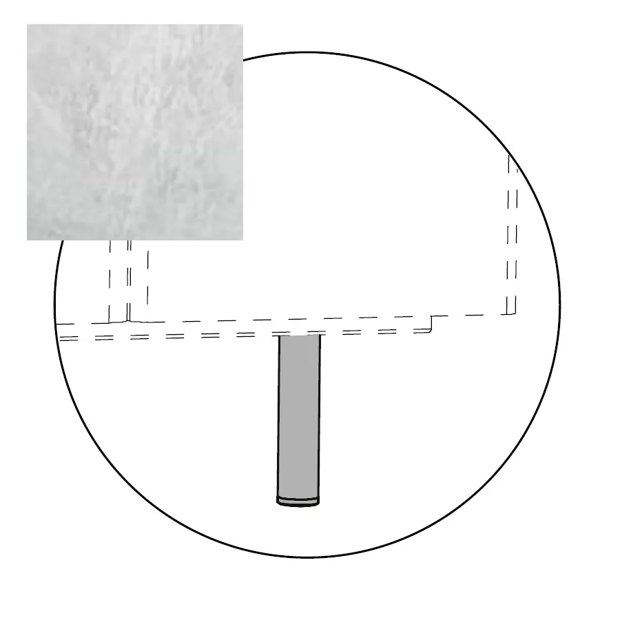 37,5 cm - feuerverzinkt