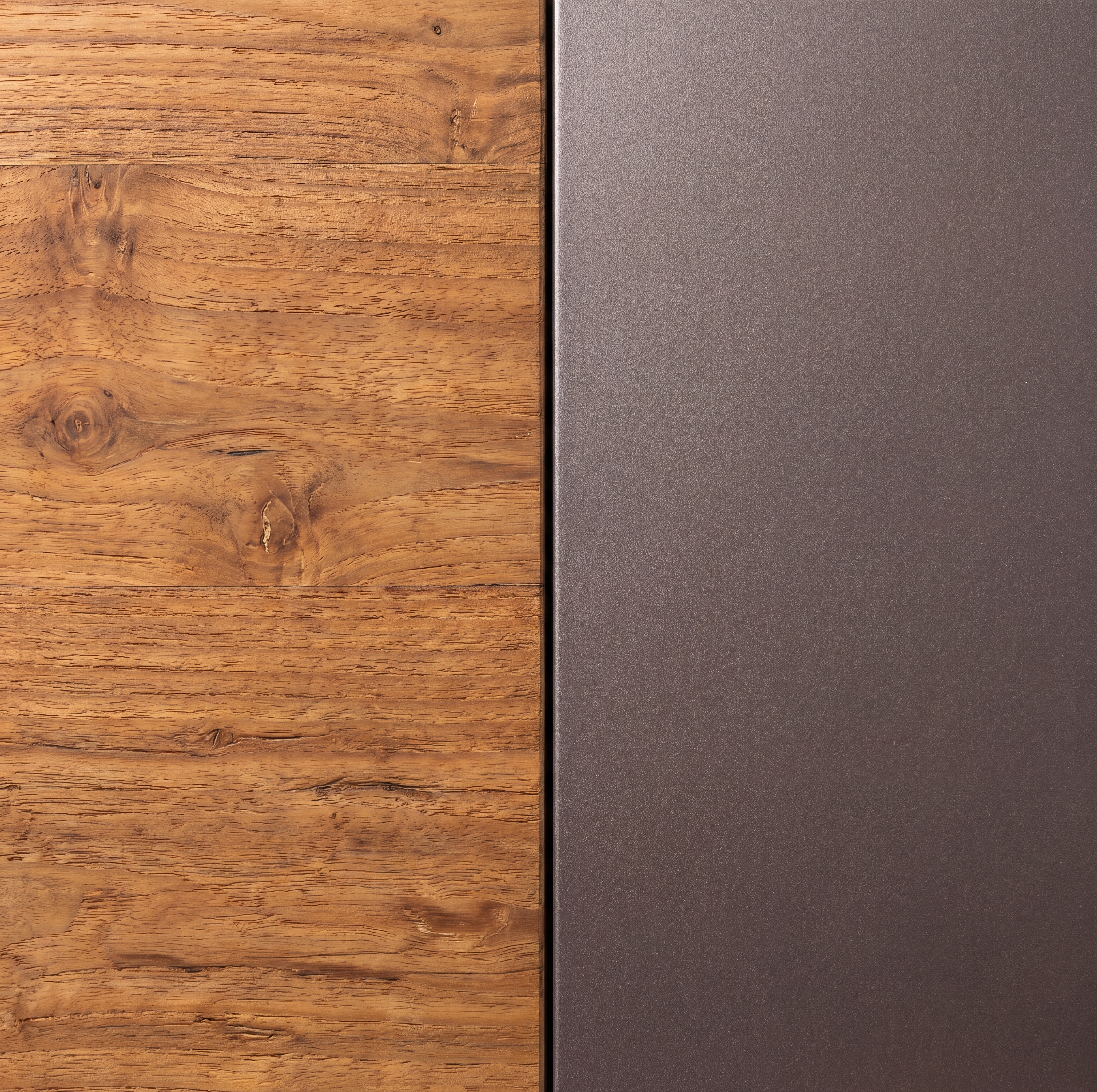 Aluminium beschichtet Bronze / Teak