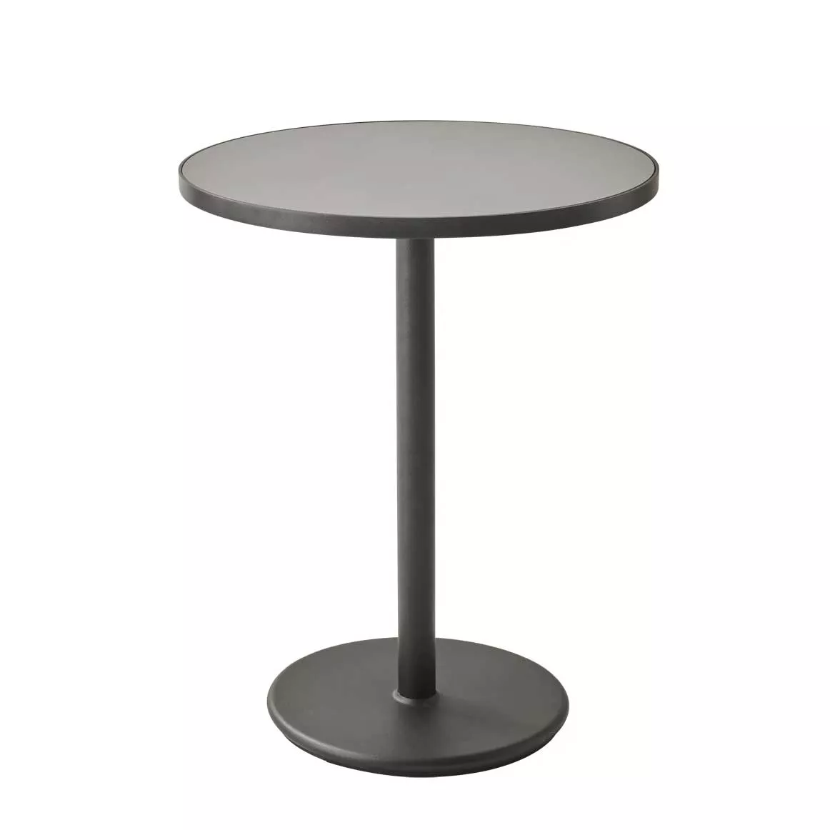 Cane-line Go Gartentisch | Bistrotisch mit Aluminium-/Keramikplatte Ø 60 cm