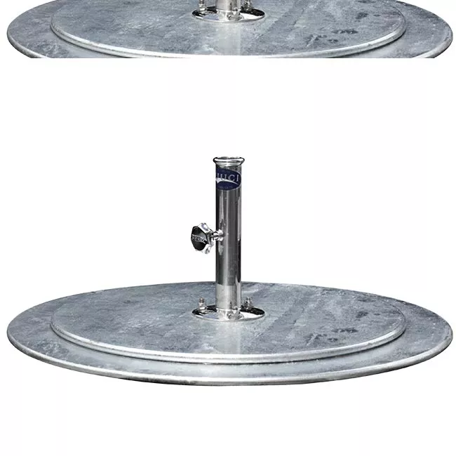 Stahlplatte rund 82 kg (aufgedoppelt)