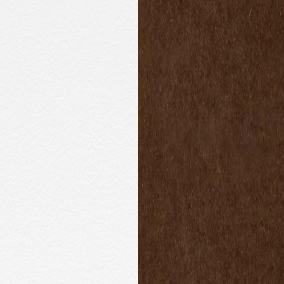 Aluminium beschichtet Weiß / Emaillierter Lavastein Lava