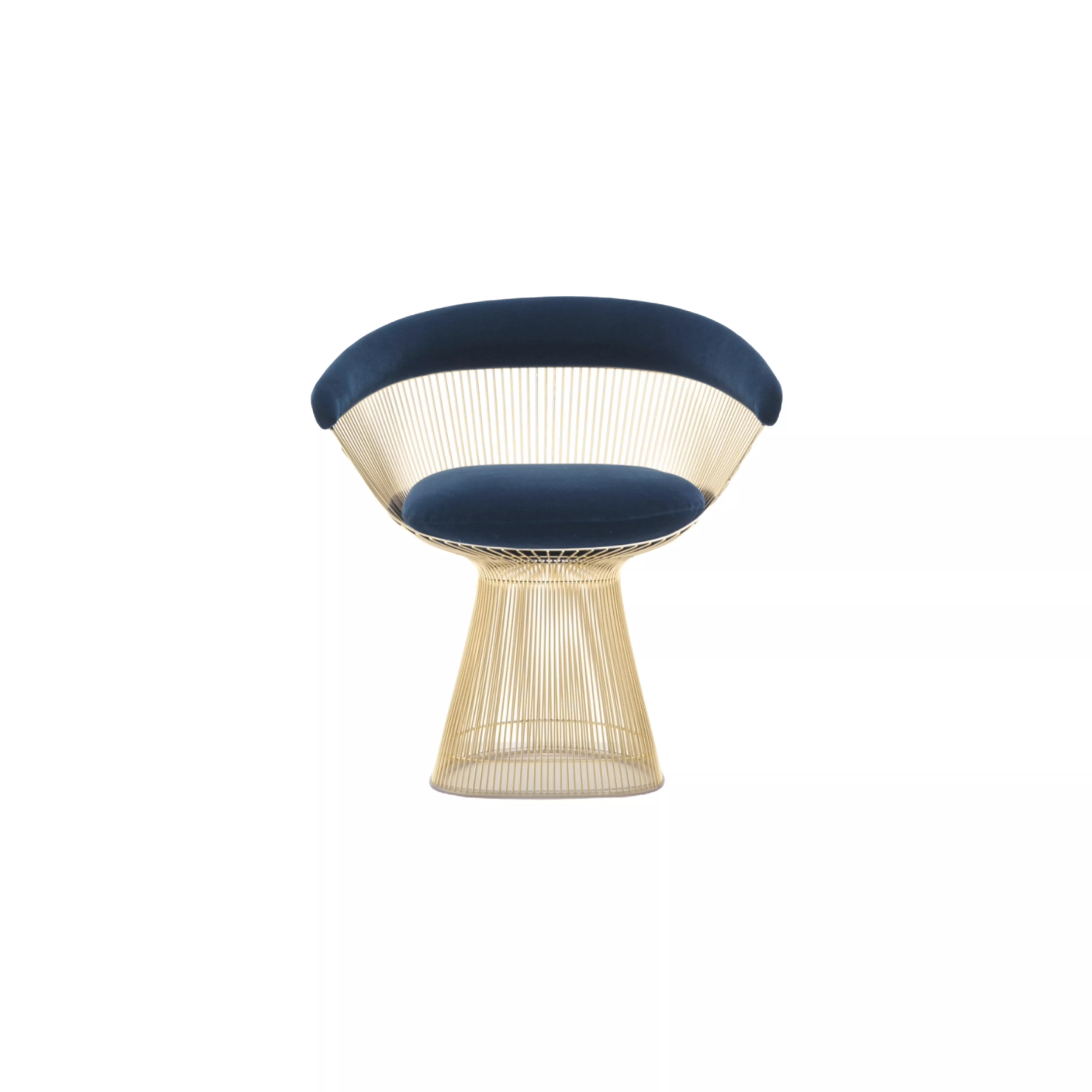 Knoll International • Platner • Armlehnensessel Klein • 74 x 57 x 76cm • Gold 18K