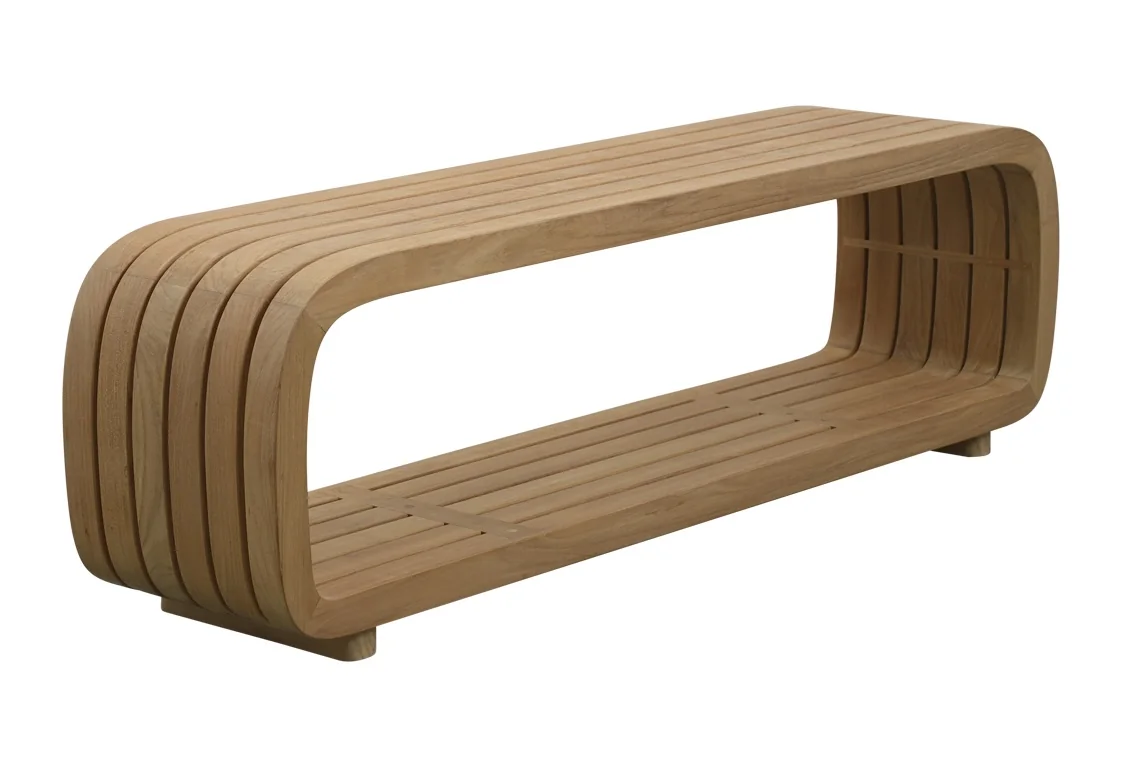 Cane-line MELLOW Sofamodul | Couchtisch Teakholz