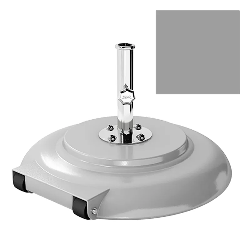 Rollensockel 43kg silver sand