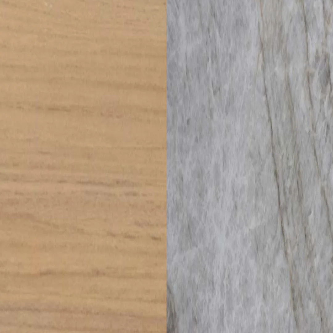 Aluminium beschichtet Teak / Keramik Strato Quartz