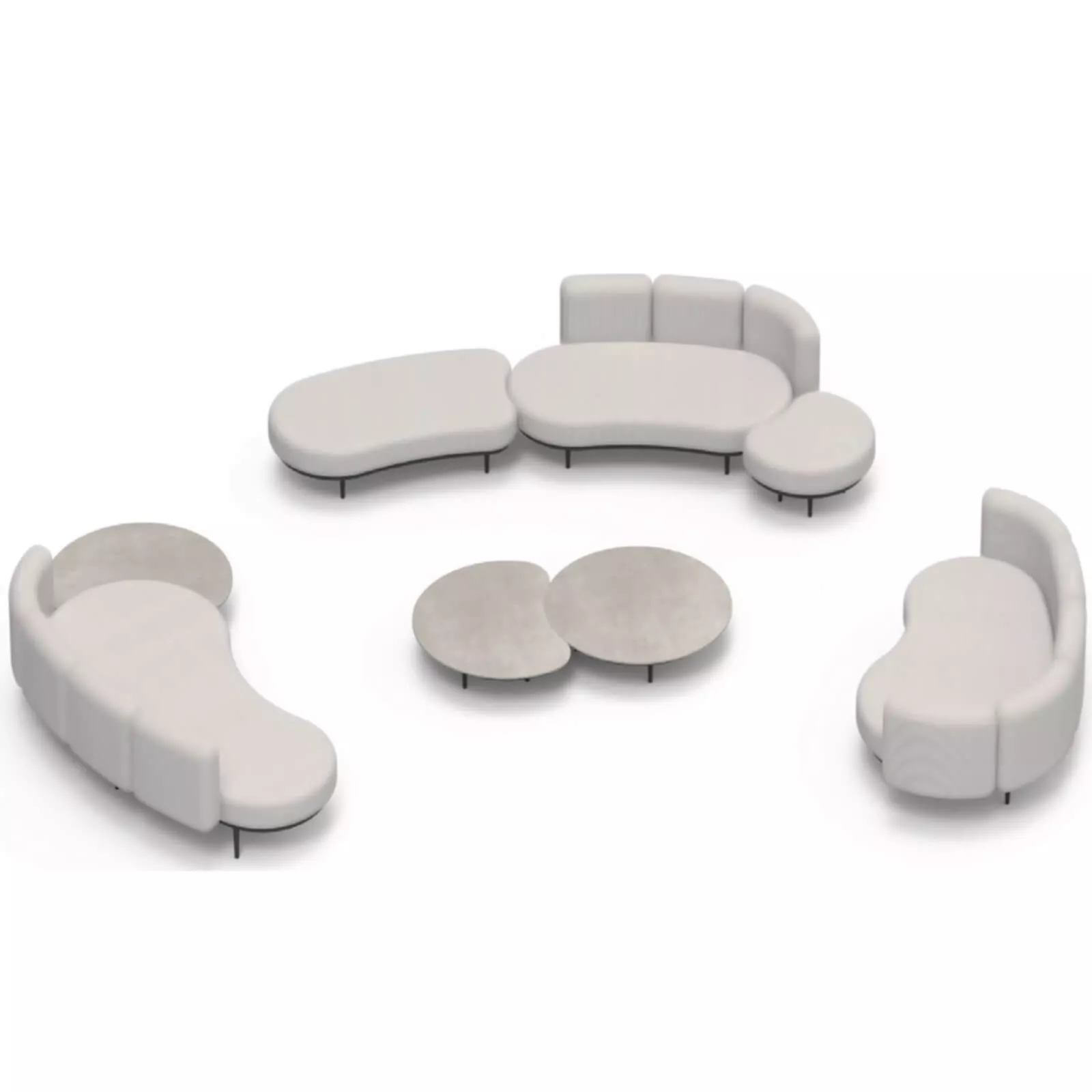 Royal Botania Lounge Organix Set 05 inkl. Kissenset Kategorie B