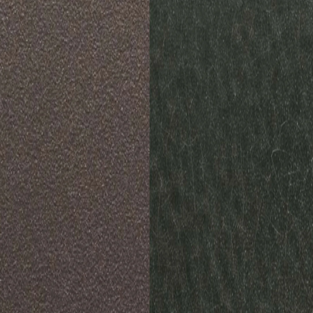 Aluminium beschichtet Bronze / Emaillierter Lavastein Slate