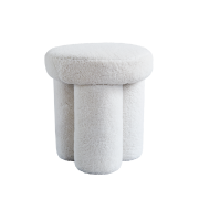 WHITE Schaffell Indoor