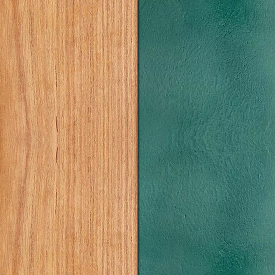 Teak Natur | Lavastein Smeraldo emailiert