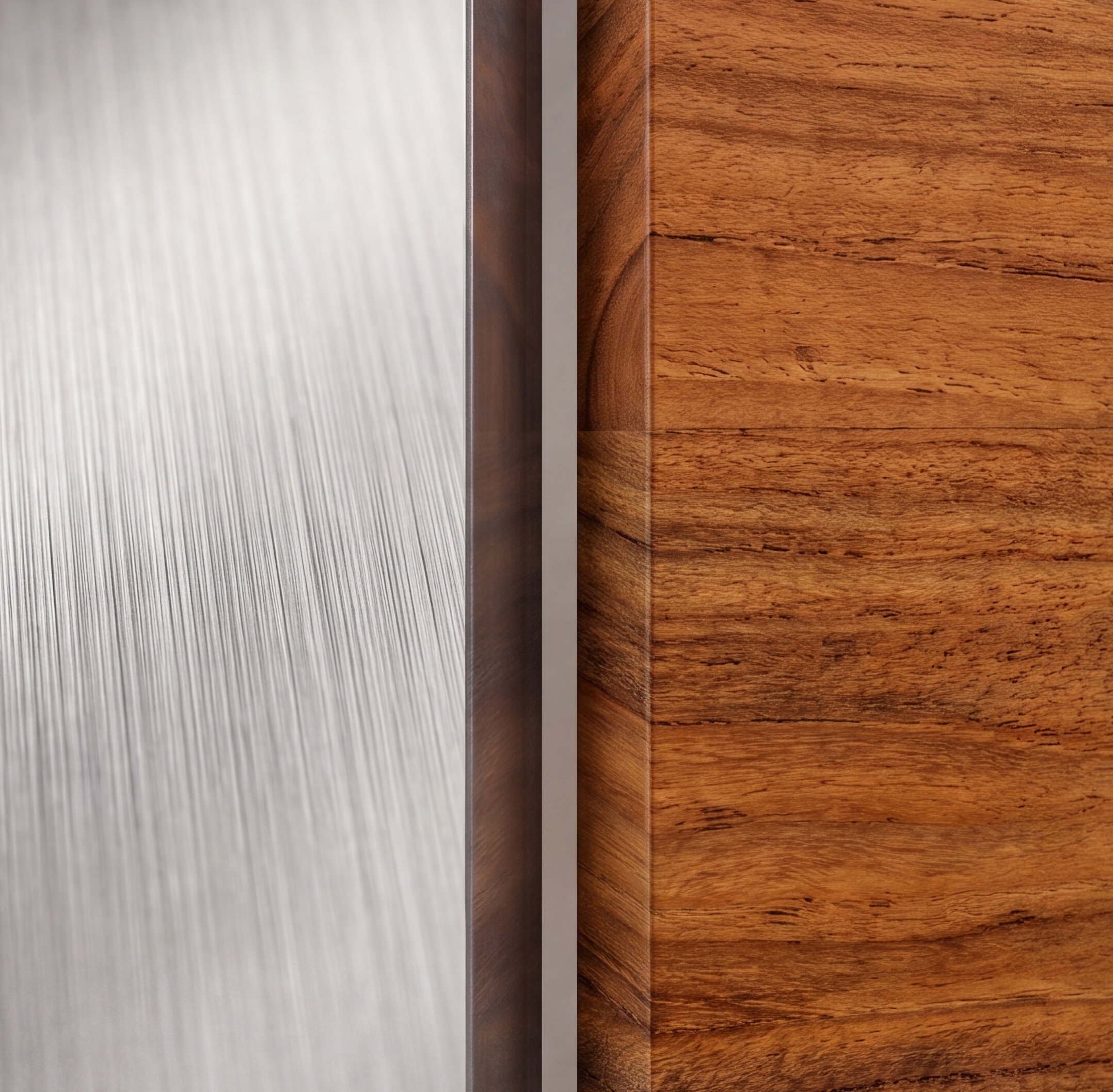 Edelstahl/Teak
