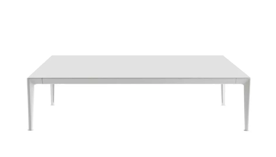 B&B Italia Mirto Outdoor Loungetisch 180x90 cm mit Tischplatte aus Aluminium oder Iroko ohne Hintergrund