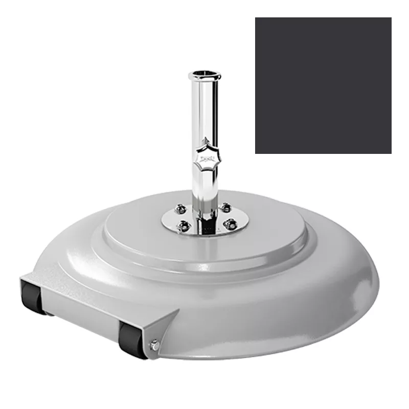 Rollensockel 43 kg black sea