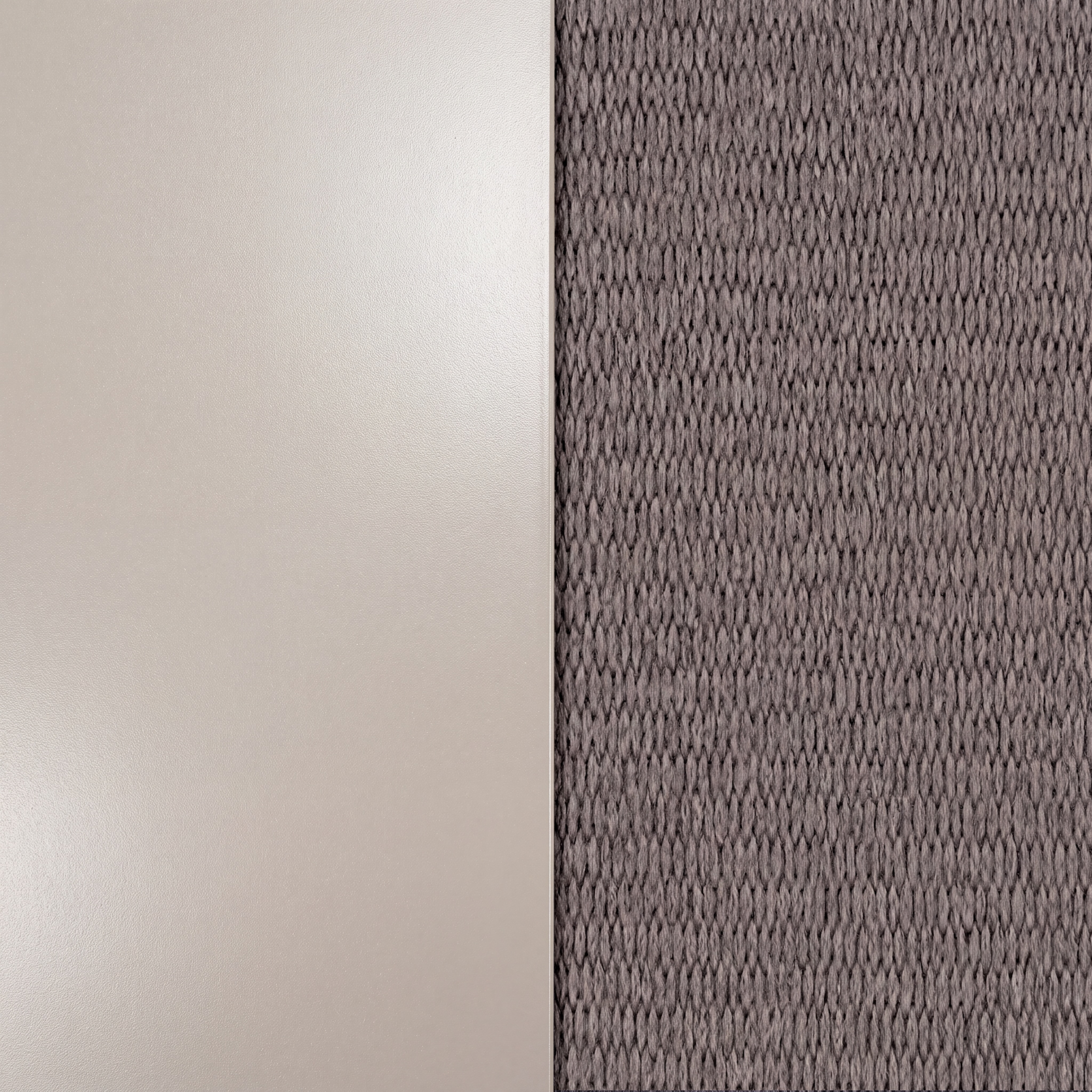 Aluminium Pebble / Cappuccino