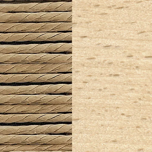 Buche geseift + Kordel natur