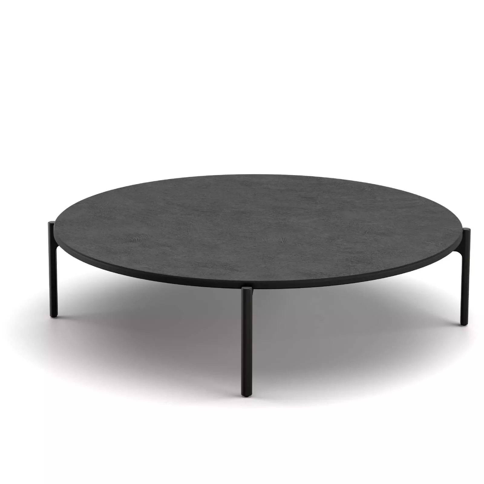 Dedon Izon Kaffeetisch 111 cm in Schwarz ohne Hintergrund