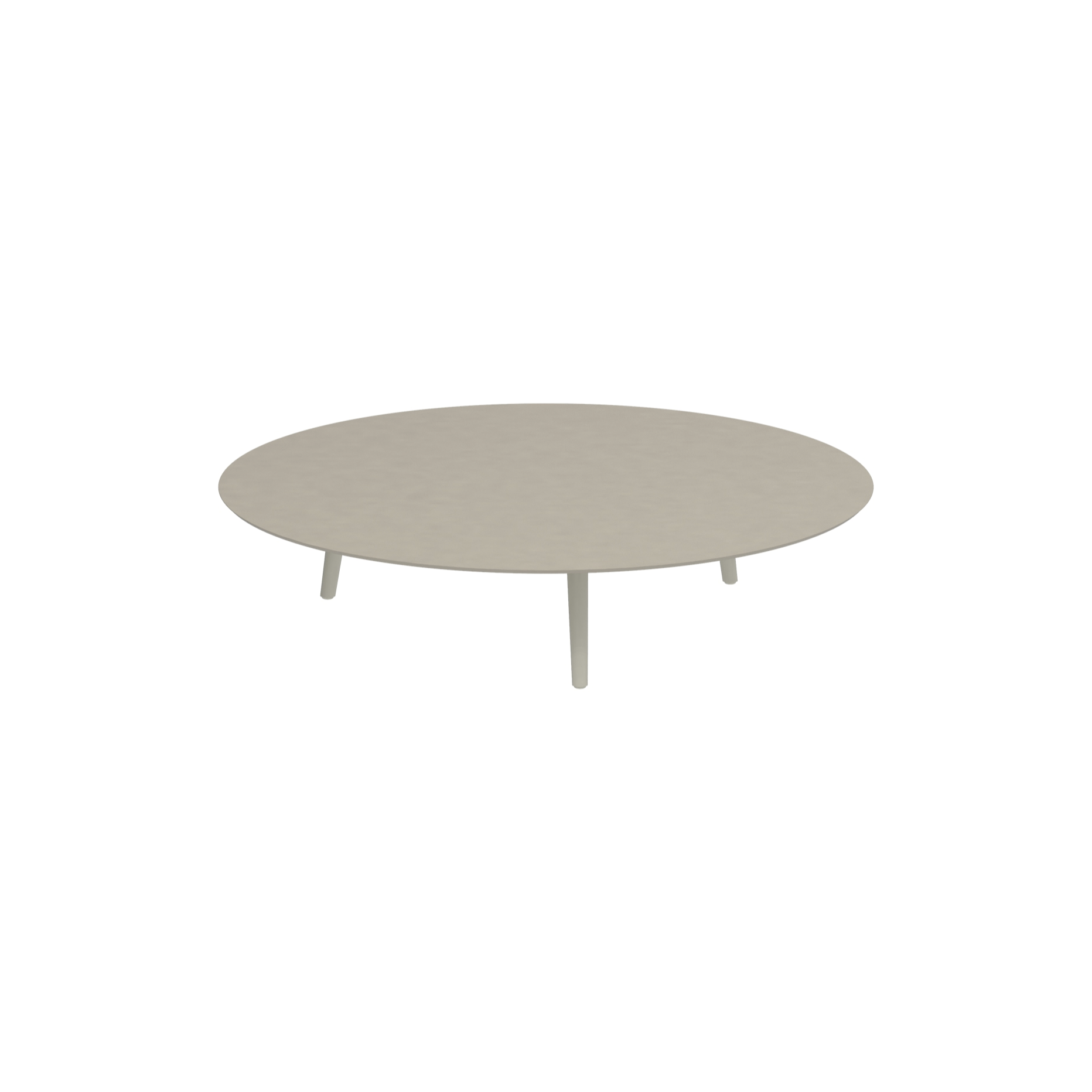 Royal Botania Styletto Loungetisch • Ø 160 cm • niedrig